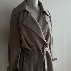 Oak and Fort Taupe Trench Coat